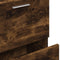 vidaXL - Wastafelkast - 40x37x59 - cm - bewerkt - hout - gerookt - eikenkleurig