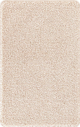 vidaXL - Badmat - Rechthoekig - Crème - 60x90 - cm - Polypropyleen - Antislip