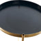 Bijzettafel DKD Home Decor Gouden Metaal Marineblauw (40 x 40 x 50 cm)