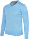 Cappuccino Italia Salerno Pullover - Heren Trui - Katoen/Acryl - Blauw - Maat XL