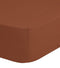 Hoeslaken Jersey 90x220 cm - Terra - 1 Persoons - 100% Katoen - Oeko-Tex Gecertificeerd