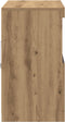 vidaXL - Sideboard - met - LED - Verlichting - Artisan - Eiken - 81x37x67 - cm