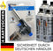 TronicXL hand-onkruidbrander + 4 patronen butaangas - onkruidverdelger gasbrander, vlambrander, gas-onkruidbrander, vlamwerper met piëzo-ontsteking-