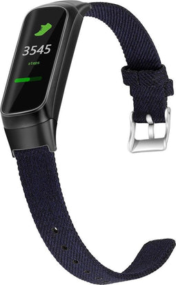iMoshion Bandje Geschikt voor Samsung Galaxy Fit - iMoshion Nylon bandje - Donkerblauw