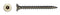 Tuindeco - Spaanplaatschroef rvs dia. 3,5x30 mm T-drive Tuindeco