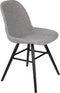 Zuiver Albert Kuip Soft Eetkamerstoelen Lichtgrijs - Set van 2
