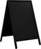 Europel - Stoepbord - Krijtbord - Zwart dennenhout - 66 x 104 cm - Geschikt voor binnen en buiten