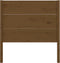 vidaXL - Hoofdbord - 81x4x100 - cm - massief - grenenhout - honingbruin