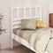 vidaXL - Hoofdbord - 96x4x100 - cm - massief - grenenhout - wit