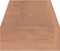 vidaXL - Wandschappen - 2 - st - 110x15x4 - cm - massief - teakhout