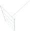 vidaXL - Inloopdouchewand - 80x195 - cm - transparant - ESG-glas - wit