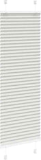 vidaXL - Plissé - rolgordijn - 40x100 - cm - stofbreedte - 39,4 - cm - lichtgrijs