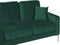 GAVLE - Driezitsbank - Smaragdgroen - Fluweel
