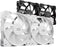 Mars Gaming MFPROX2W - Ventilator 120mm - 2x Fluid Bearing - Geluidssterkte max. 12dB(A) (2 stuks)