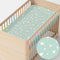 Onderlaken HappyFriday Fairy dust Groen Multicolour 70 x 140 x 14 cm