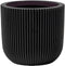 Capi Europe - Bloempot bol Groove Black & Gold - 24x21 - Zwart - Opening Ø20.9 - Bloempot voor binnen - 5 jaar garantie - BGVBL134