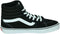 VANS Filmore Hi - Hoge sneakers - Suède/canvas - Zwart/wit - Maat 42.5