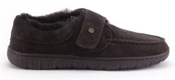 Warmbat Melton Suede - Heren Pantoffels - Maat 40 - Choco