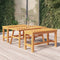 vidaXL Salontafel 100x50x45 cm massief acaciahout