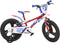 Dino R1 - Kinderfiets 14 Inch - van 3-5 Jaar - met Zijwieltjes - Jongensfiets Rood