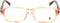 Brillenframe Dames Tods TO5018-044-52 Oranje