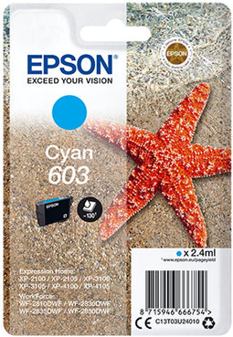 Epson 603 - Inktcartridge - Origineel - Cyaan