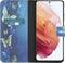 iMoshion Hoesje Geschikt voor Samsung Galaxy S21 Ultra Hoesje Met Pasjeshouder - iMoshion Design Softcase Bookcase - Meerkleurig / Blue Butterfly