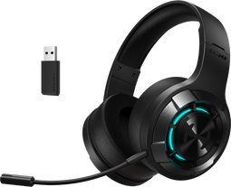 Edifier G30 S - Draadloze gaming headset - Bluetooth 5.3 2.4GHz 15ms latency - Zwart