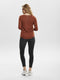 JDYSAGA 34 ZIP TOP JRS NOOS - Top met driekwart mouwen - Rits achterzijde - Normale pasvorm