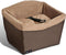 PetSafe Happy Ride Booster Seat - Zitverhoger voor kleine honden - Verstelbaar en wasbaar - Bruin - Small