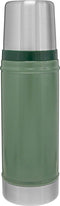 Stanley Classic Legendary Bottle 0,47L | Hammertone Green | Thermosfles houdt 15 uur warm of koud | Vaatwasserbestendig | Roestvrijstalen Thermoskan | Lekvrij | BPA-Vrij