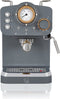 Swan Nordic Retro Espressomachine - Grijs - Espresso, Koffie & Cappuccino