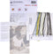 Thea Gouverneur - Borduurpakket met telpatroon - 509A - Voorgesorteerde DMC Garens - Geboortetegel Mees - Aida - 15 cm x 15 cm - DIY Kit