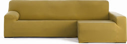 Hoes voor chaise longue met lange armleuning rechts Eysa BRONX Mosterd 170 x 110 x 310 cm