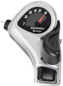 Shimano Versteller rechts 6 speed ST-TX50 zwart/zilver