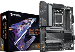 Gigabyte B650 AORUS ELITE AX V2 - ATX Moederbord - AM5 Socket - DDR5 tot 6400 MHz - PCIe 5.0 - Wi-Fi 6E