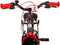 Volare Thombike - Kinderfiets - 12 inch - Twee handremmen - Zwart Rood