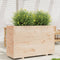 vidaXL - Plantenbak - 110x40x72,5 - cm - massief - grenenhout