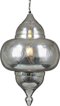 Safaary - Oosterse Hanglamp Farah Zilver Ø 41 x 67cm