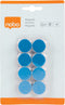 Nobo MAGNETS 20MM - Platte magneten - 8 stuks - Blauw