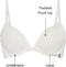 Hunkemöller Angie - Push-up BH - Plunge fit met kant - Wit