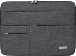 Laptophoes 13 Inch TV – Geschikt voor o.a Macbook Pro 13 Inch 2009-2012 / Pro 14 inch 2021 / Macbook Air 2008-2017 – Laptop Sleeve – Donkergrijs