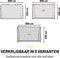 Dunlop Voetbaldoel - Voetbal Goal 300 x 90 x 200 cm - Snelle Montage - Metaal - Zwart/Wit