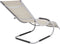 vidaXL - Ligbed - met - kussen - aluminium - en - textileen - crème