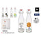 Glazen fles La Mediterránea Glas 1 L (12 Stuks)