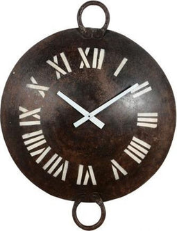 Wandklok vintage iron 61x78 cm