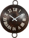 Wandklok vintage iron 61x78 cm