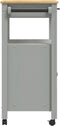 vidaXL - Keukentrolley - MONZA - 60x40x90 - cm - massief - grenenhout