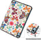 Lunso - Geschikt voor iPad 10 (2022) - Tri-Fold Bookcase hoes - Vlinders