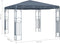 vidaXL - Prieel - 300x300 - cm - antraciet